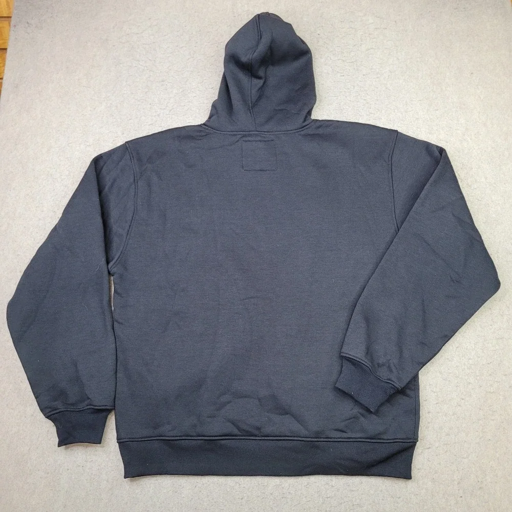 Miskeen Originals Hoodie Mens Size XL Black Jacket Pockets Faded Distressed‎ VTG